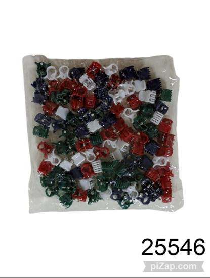 Imagen de MINI BROCHES VARIOS COLORES X100UND 11.25